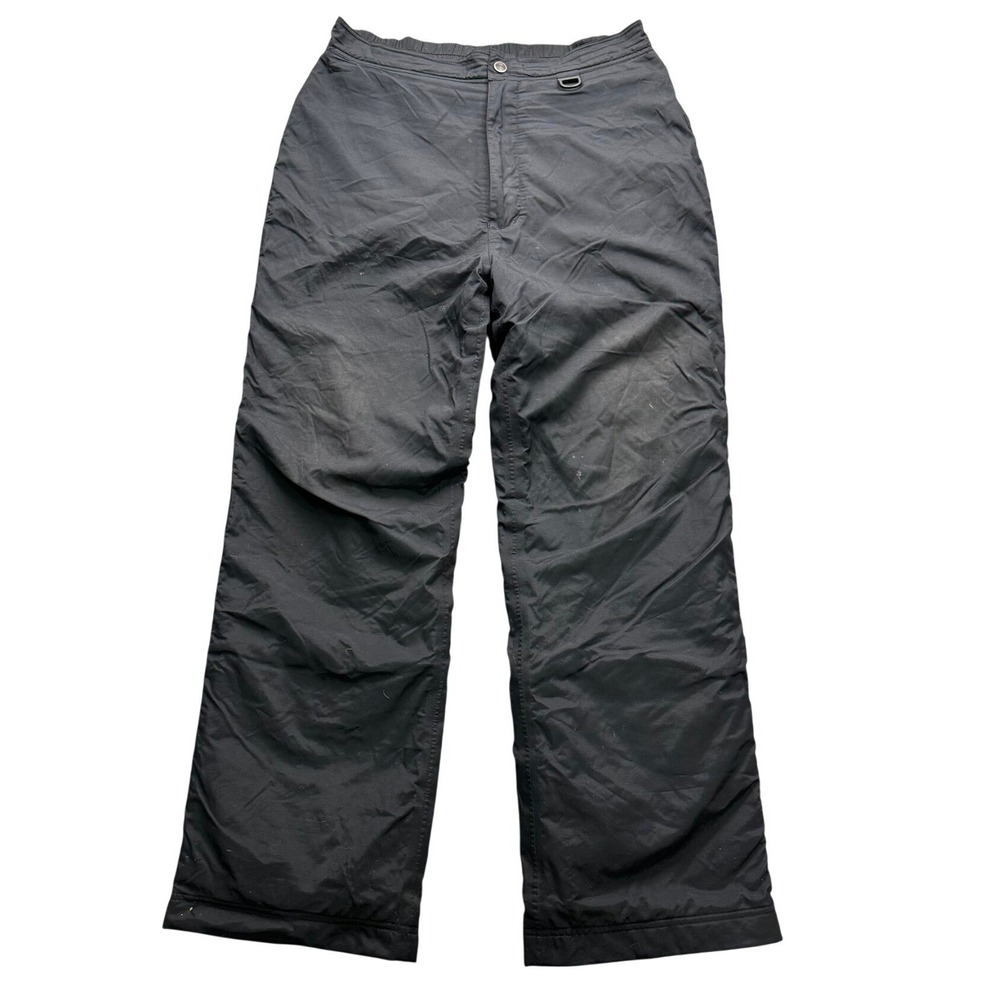 Roffe Ski Snow Pants Men's Size M Black Insulated Winter Waterproof Outdoor